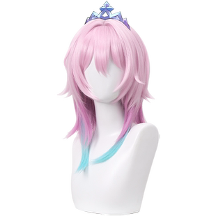 【漫囧】崩坏星穹铁道 三月七礼服 cosplay假发 蓝色渐变 现货