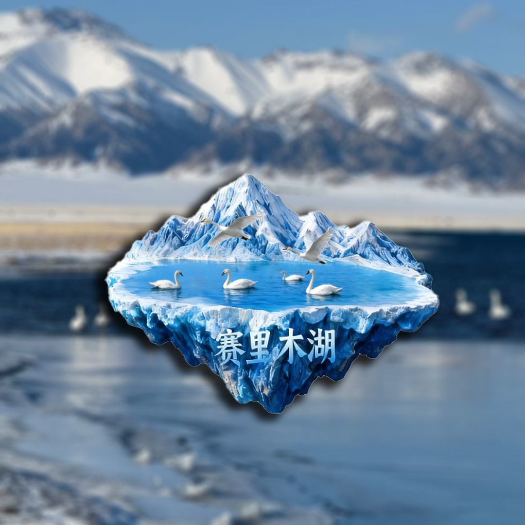 新疆赛里木湖天山天池旅游文创