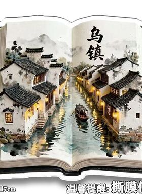 乌镇亚克力平面磁吸冰箱贴