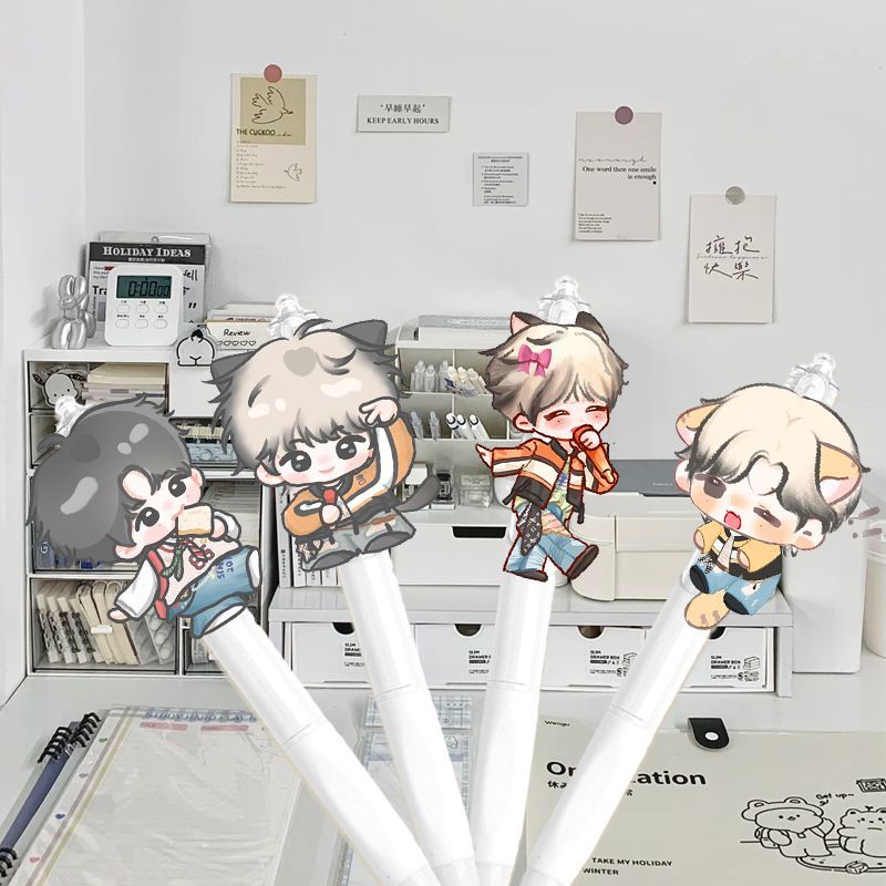 梓渝周边动笔按动中性笔