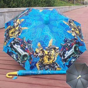 变形金刚儿童雨伞晴雨伞耐用全自动幼儿园小学生上学伞卡通动漫伞