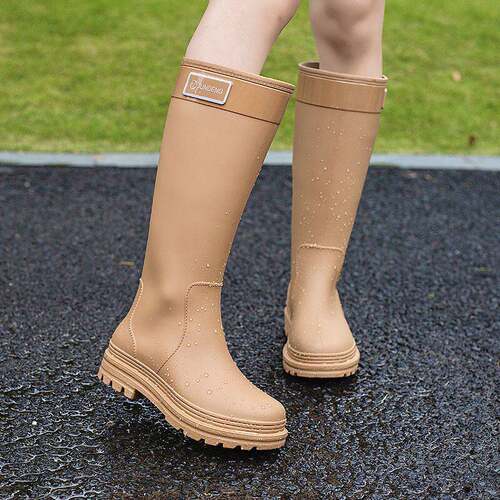 德国进口品质高筒雨鞋女2026新款成人过膝雨靴防水防滑胶水鞋加绒