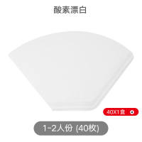 koonan coffee filter paper, hand-brewed coffee filter paper, household drip-type fan-shaped Americano filter paper thumbnail 5
