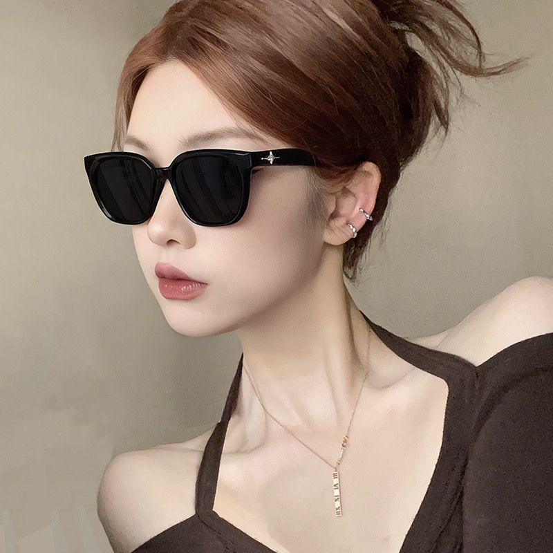 gm新款墨镜女高级感ins网红款方框显脸小偏光防晒近视太阳镜男款