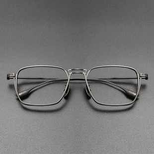 超轻纯钛帅气大框眼镜男150mm设计师大脸显小显瘦近视变色防超大