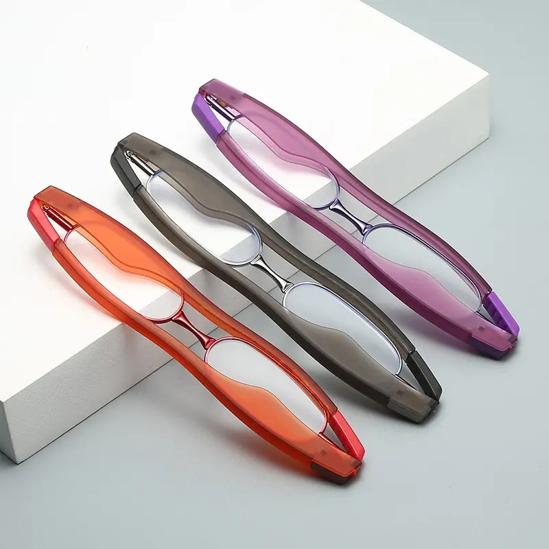 老花镜360度旋转折叠 男女时尚年轻优雅高清舒适超轻树脂眼镜包邮