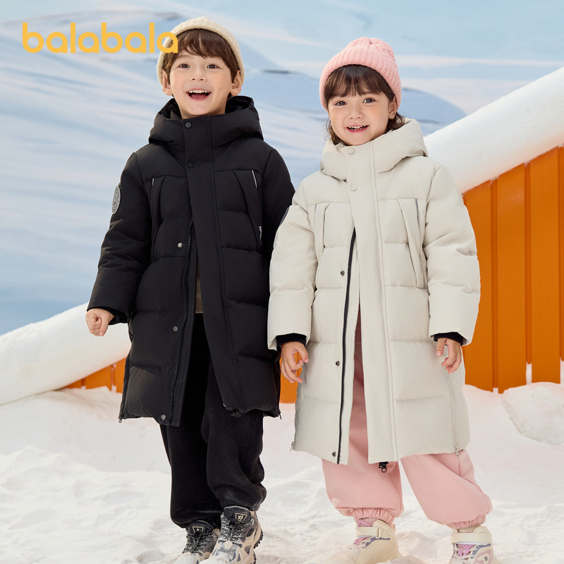巴拉巴拉羽绒服男童女童加厚外套