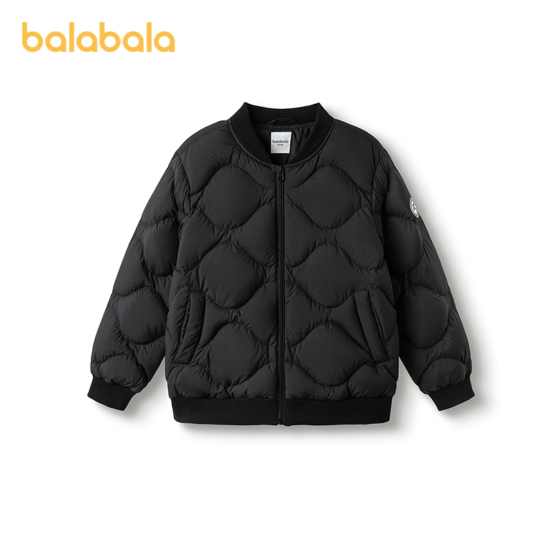 巴拉巴拉羽绒服男童拼色保暖外套