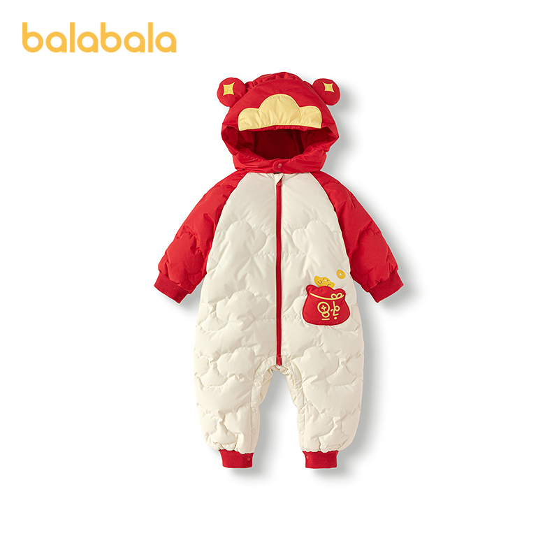 巴拉巴拉balaOne连体衣羽绒服