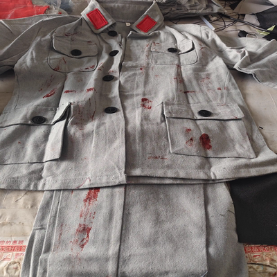 做旧红军演出服舞台表演服装
