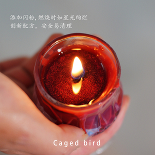 低温蜡烛鎏金45度情调酒杯手工香薰安全新手易清理情侣节日