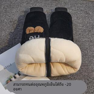 儿童加绒加厚棉裤北方冬季一条过冬裤子男宝宝外穿保暖裤2025新款