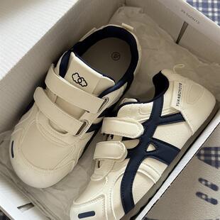 魔术贴女鞋配裙子小白鞋学生休闲日常百搭鞋子女2025新款爆款板鞋