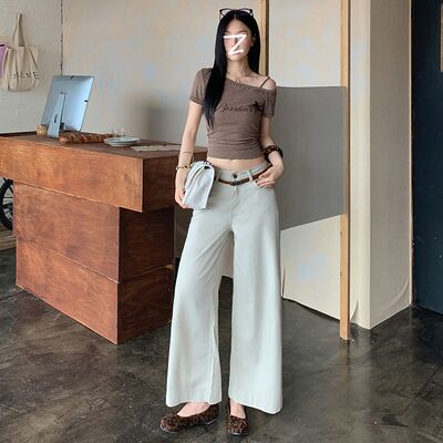 150小矮个子轻薄软天丝牛仔裤女