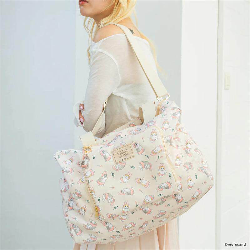 日系卡通可爱鲨鱼猫折叠大容量行李包收纳旅行袋轻便登机包待产包,箱包皮具/热销女包/男包,旅行袋,淘宝优惠券,粉丝福利购,淘宝优惠卷