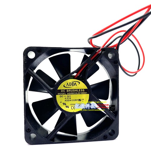 AG06024LB169001 6025 24V 0.07A 工控变频器散热风扇 带杜邦头