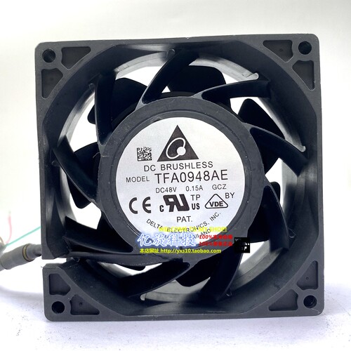 台达 TFA0948AE 92×92×38mm DC48V 0.15A 工控设备轴流散热风机
