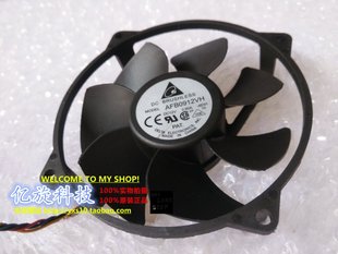 台达AFB0912VH 9225 12V 0.60A四线圆形台式电脑CPU主机散热风扇