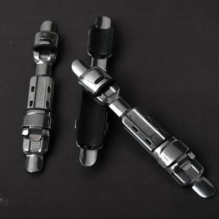 不锈钢渔轮座卡座改装中通竿配件海竿轮座侧鱼轮脚底座DIY筏竿座