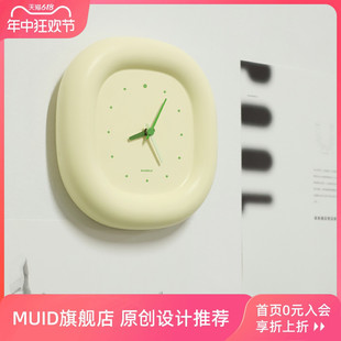 MUID泡泡钟挂钟高级感客厅家用装饰品挂表时尚创意时钟简约免打孔