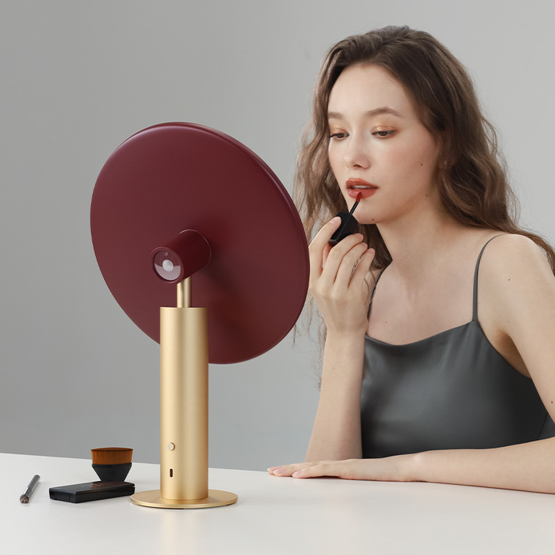 muid化妆镜led充电新款