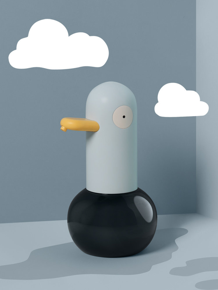 MUID自动洗手机可爱卡通充电动泡沫洗手液机感应器智能儿童皂液器