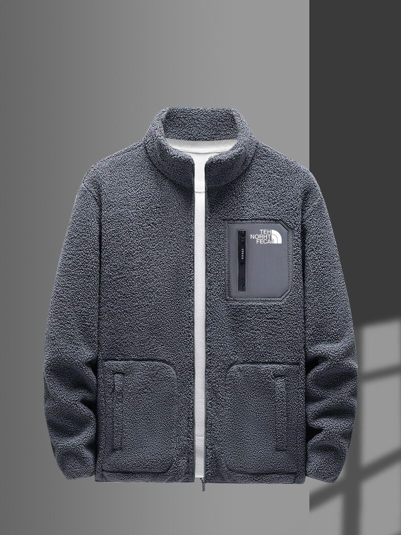 MAROLIO 혹한에도 견딜 수 있는 360도 온도 잠금  남성용 램스울 재킷 겨울 두꺼운 양털 허리 보호대