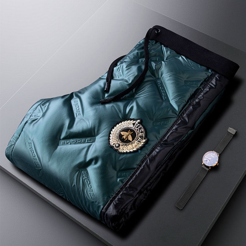 MAROLIO 추위와 따뜻함에도 강하고 일정한 온도가 오래 지속됩니다  남성용 스노우 아우터웨어 바지를 위한 가볍고 고급스러운 품질의 겨울 다운 바지