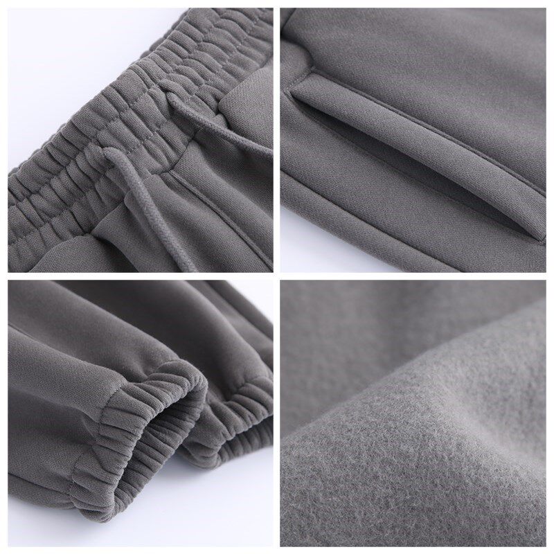 MAROLIO 팬들이 가장 좋아하는 작품  350G 벨벳과 두꺼운 레깅스 스웨트 팬츠 남성과 여성을 위한 패셔너블하고 심플한 캐주얼 팬츠