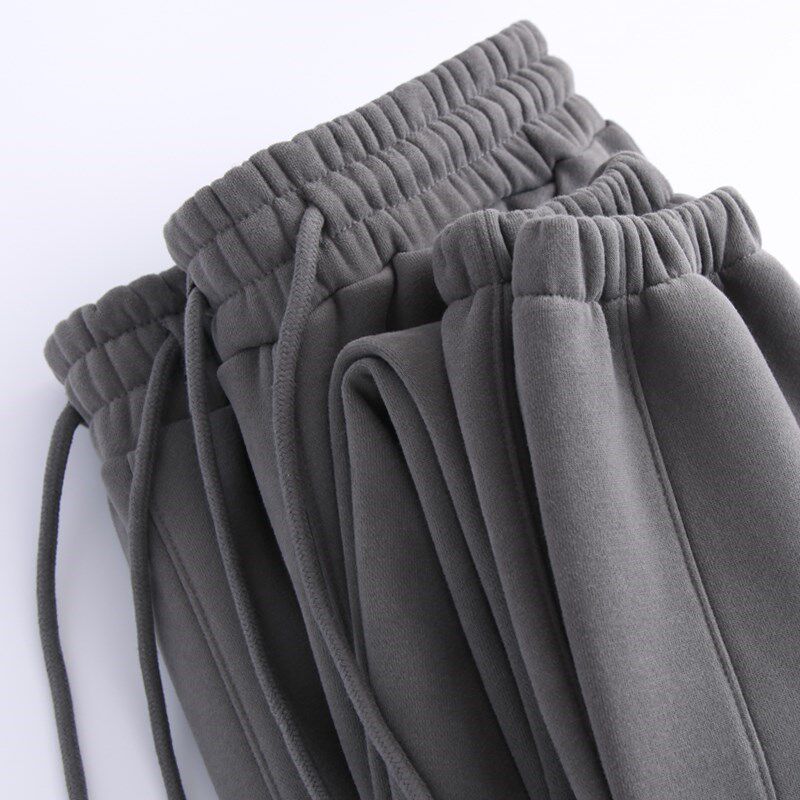 MAROLIO 팬들이 가장 좋아하는 작품  350G 벨벳과 두꺼운 레깅스 스웨트 팬츠 남성과 여성을 위한 패셔너블하고 심플한 캐주얼 팬츠