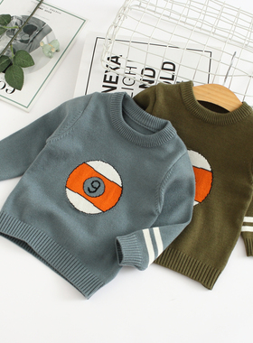 非常小鱼29228新款男中小童休闲百搭时尚柔软舒服保暖毛衣