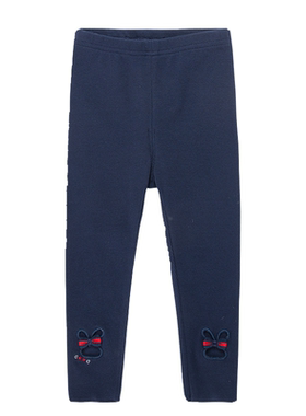 非常小鱼39118新款春秋季女童针织百搭休闲洋气纯棉打底裤90-