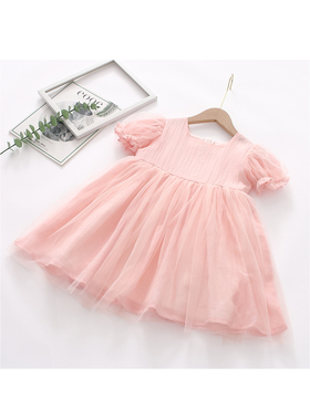 非常小鱼64296中大女童新款夏季公主裙纱裙连衣裙礼服裙110-150