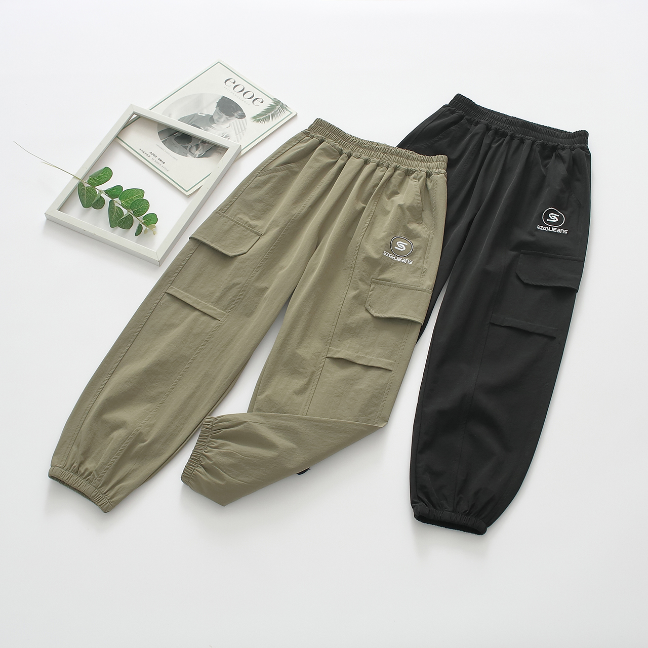 非常小鱼男童2025新款工装裤