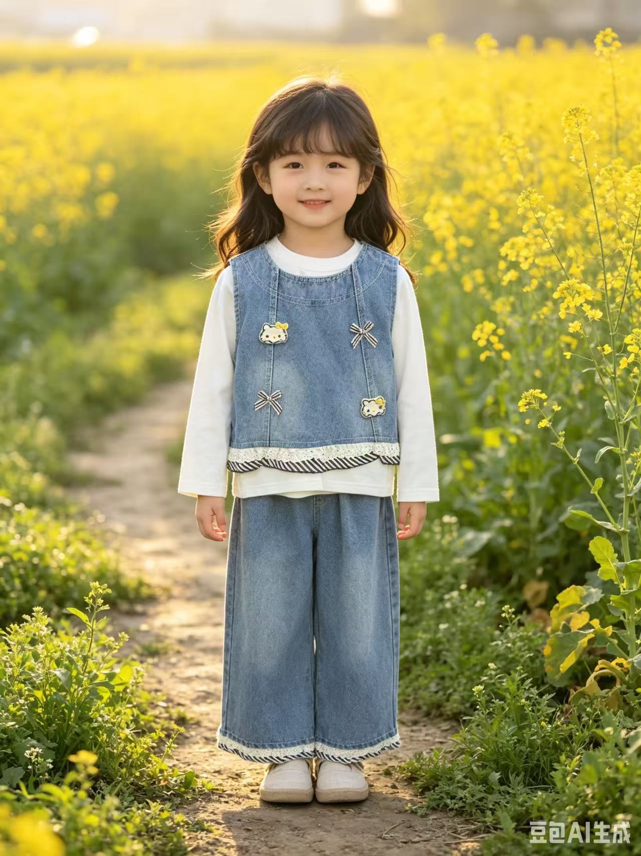 女童三件套图片