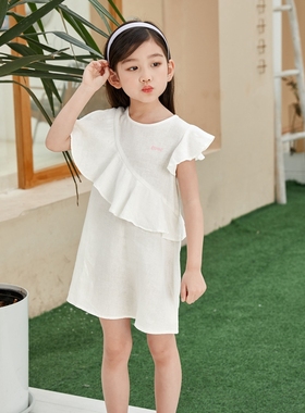 非常小鱼61310清仓女童夏季纯棉凉快时尚时尚公主裙连衣裙100-140