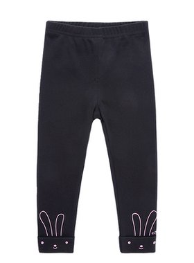 非常小鱼39117新款春季女童针织纯棉休闲裤宝宝打底裤长裤90-130