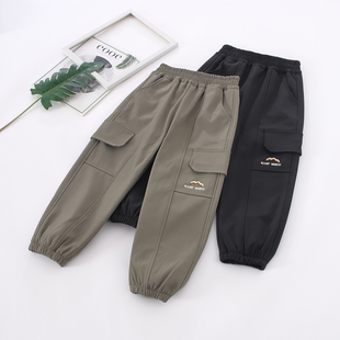 120 针织休闲一体绒儿童长裤 160 深秋冬秋男童装 非常小鱼84915新款