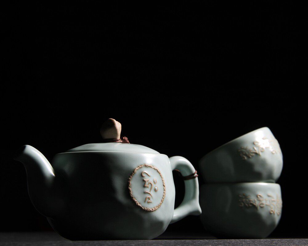 汝窑整套高档礼盒装功夫茶具