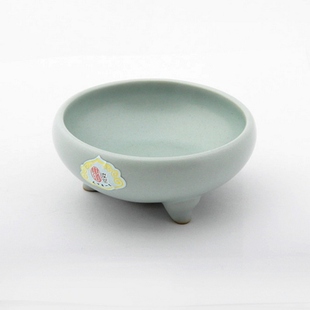 正品东道汝窑茶三足鼎立杯景德镇陶瓷功夫茶具个人茶杯主人杯