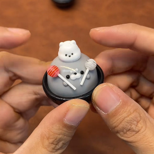 棒棒糖海豹捏捏解压慢回弹水泥感觉超软慢回弹学生减压小鼻嘎玩具