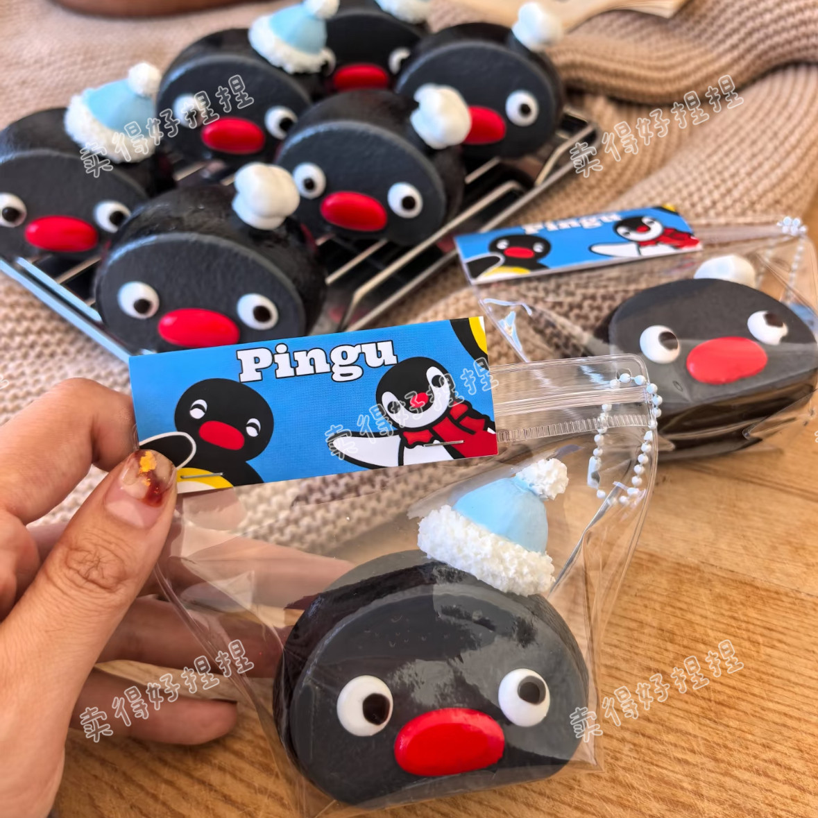 企鹅pingu捏捏解压慢回弹超软奶油泥慢回弹食品级硅胶减压女玩具