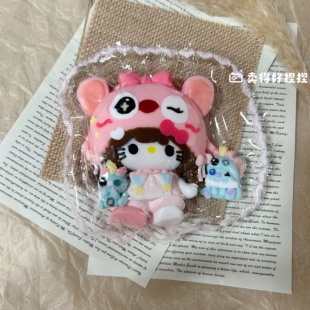 史迪仔安琪女孩捏捏解压慢回弹超软泥感肌无力食品级硅胶减压玩具