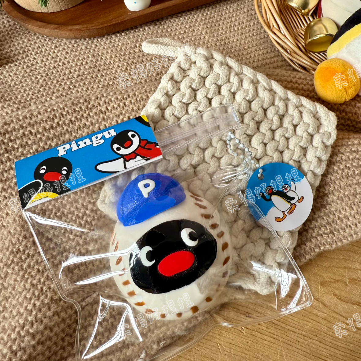 pingu企鹅硅胶慢回弹解压捏捏乐