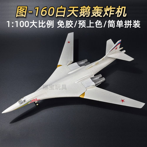 1100旭嘉新款图160轰炸机模型