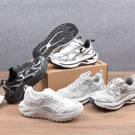 2025新款！外贸出韩国女士时尚潮流百搭厚底增高4.5cm休闲老爹鞋