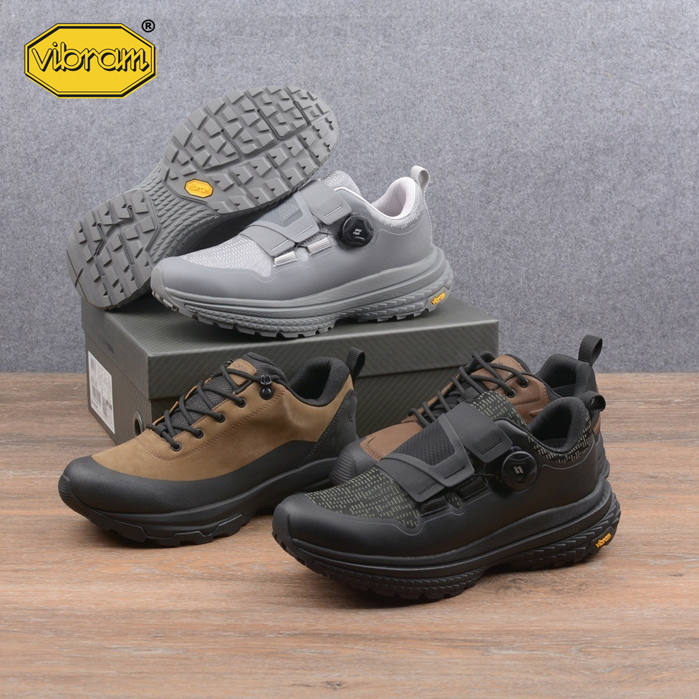 2025撤柜捡漏！男士低帮防水黄金V底登山徒步鞋户外休闲运动鞋