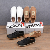 外贸单出老美男女头层牛皮4E宽楦零落差透气赤足鞋 综训户外徒步鞋