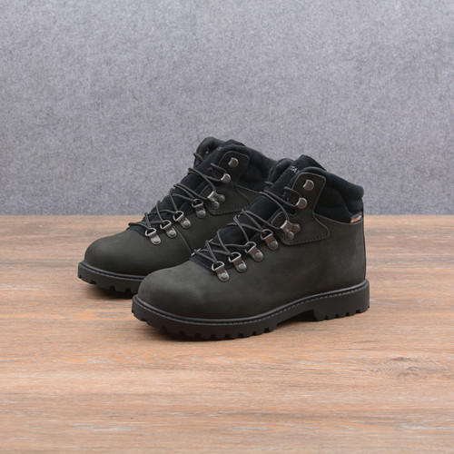 断码福利捡漏！外贸原单头层磨砂牛皮女士户外防水工装靴马丁靴