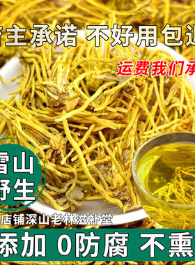 正品云南雪山金龙须石斛参消清瘤参黄龙根草特级官方旗舰